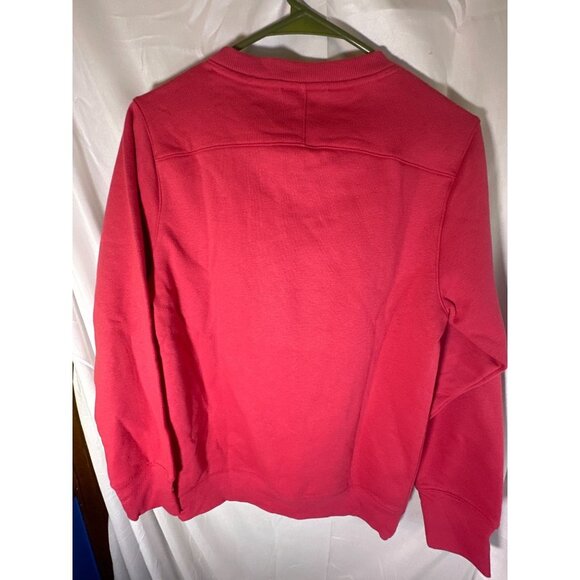 All in Motion Mens Cotton Fleece Crewneck Sweatshirt, Dark Pink, Size S, NWT - Picture 4 of 4